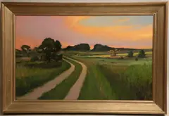 End of the Day by Illya Kagan, Oil on Canvas, offered Jul 2015