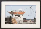 Orange Dory by John Austin, Tempera on Board, offered Jul 2015