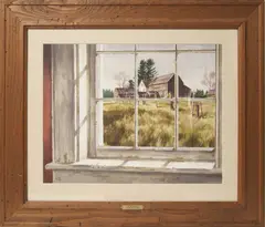 The Neighbors by Alfred Brule, Watercolor on Paper, offered Jul 2015