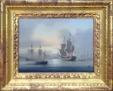 Tim Thompson, On the Hudson River, Oil on Canvas