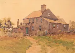 Nantucket by H. Anthony Dyer, Watercolor on Artist’s Board, offered Aug 2015
