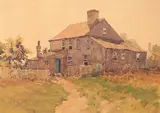 H. Anthony Dyer, Nantucket, Watercolor on Artist’s Board