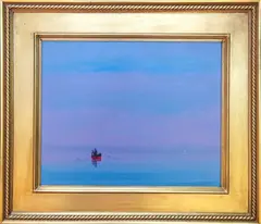 Robert Stark, Madaket Seiners at Dawn, Oil on Canvas