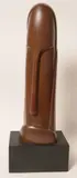 Carved Wood by Nikita Carpenko, Sculpture depicting a human face, offered Aug 2015