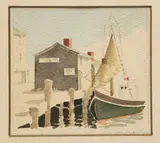 Doris and Richard Beer, Island Service Wharf