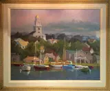 Helen Sharp Potter, Sights of a Nantucket Summer, Oil on Canvas