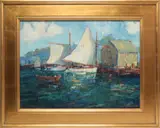David Lazarus, Sail Boats at Dock