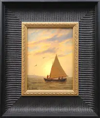Untitled by William Davis, Oil on Board, offered Aug 2015