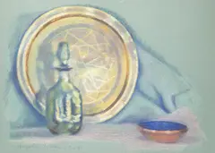 Nantucket Still Life by Scarce Hazel Ives, Pastel on Paper, offered Aug 2015