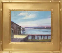 On Deck by Elle Foley, Oil on Board, offered Aug 2015