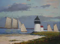 Untitled by William W. Lowe, Oil on Canvas, offered May 2014