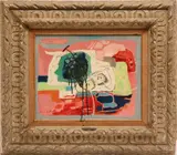 Jean de Botton, Abstract Still Life, Oil on Linen