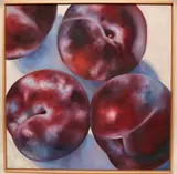 Katie Trinkle Legge, Plums, Oil on Canvas