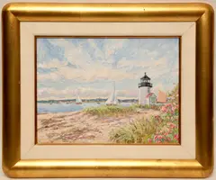 Brant Point by William Welch, Oil on Canvas, offered Dec 2014