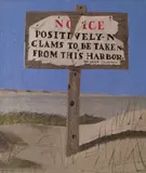 No Clams by John Austin, Tempera on Board, offered Dec 2014