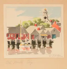 and Richard Beer (1893-1959) by Doris Beer, Watercolor on Paper, offered Dec 2014