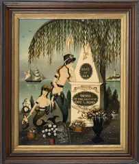 Ralph Eugene Cahoon, Lost at Sea, oil on Masonite