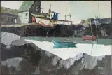 Rock Harbor by Philip Hicken, Oil on Canvas, offered Oct 2013