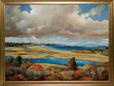 Paul Longenecker, Nantucket Skyline from the Creeks