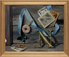 Paul Longenecker, Trompe l’oeil Nantucket Memorabilia, 1959, Oil on Board
