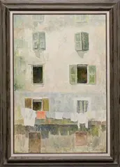 Hanging to Dry by José Fabri-Canti, Oil on Canvas, offered Oct 2013