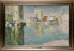 Port La Rochelle by José Fabri-Canti, Oil on Canvas, offered Oct 2013