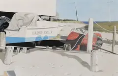 Harbor Master by John Austin, Tempera on Board, offered Oct 2013