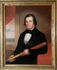 Portrait of Josiah Huntington – Captain of the Barque Georgia by Isaac Sheffield, Oil on Canvas, offered Oct 2013