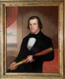 Portrait of Josiah Huntington – Captain of the Barque Georgia by Isaac Sheffield, Oil on Canvas, offered Oct 2013