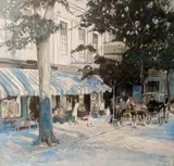 Tony Sarg, Petticoat Row, Lithograph