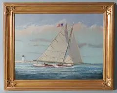 Untitled by William W. Lowe, Oil on Board, offered May 2013