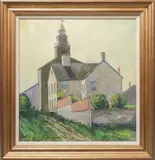 George Lear, Stone Alley, 1945, Oil on Canvas