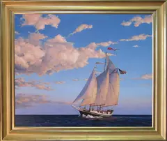 The Liberty by David Kooharian, Oil on Canvas, offered Jul 2013