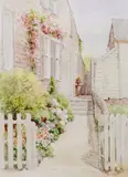 Jane Brewster Reid, A Side Garden, Nantucket