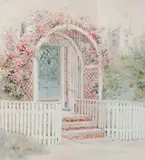 Jane Brewster Reid, Nantucket Rose Covered Arbor