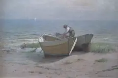 A Good Day’s Catch by Charles Drew Cahoon, oil on canvas, offered Aug 2013