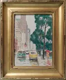 Guy Carleton Wiggins, Summertime Showers, Fifth Avenue, New York