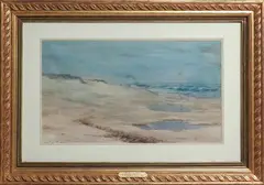 Addison Thomas Millar, The Morning Star Siasconset, Nantucket, 1883, watercolor on paper beachscape