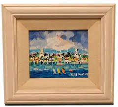 Untitled by Sybil Goldsmith, Oil on Board, offered Jul 2012