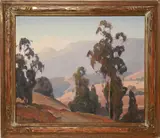 Orrin Augustine White, California Eucalyptus Trees,, Oil on Canvas