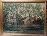 Frank Swift Chase, Main Street Sconset, oil on canvas