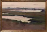Anne Ramsdell Congdon, Nantucket Town Skyline View from the Creeks,