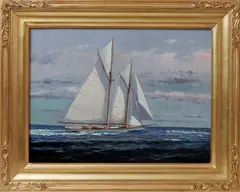 Untitled by William W. Lowe, Oil on Board, offered Aug 2012