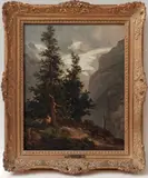 William Keith, Mountain Forest Scape
