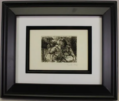 Isabel Bishop, Untitled, Etching