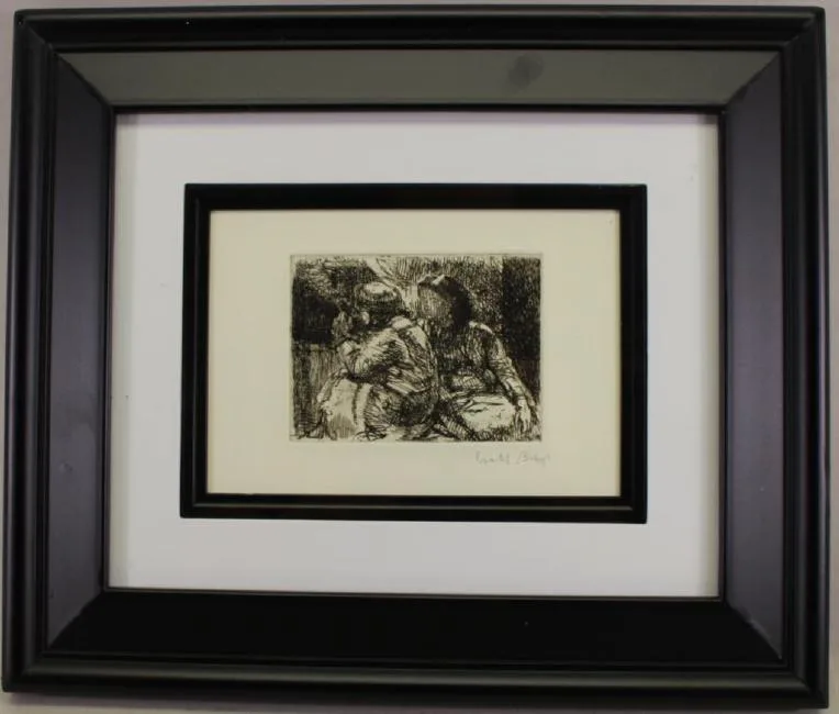 Untitled by Isabel Bishop, Etching, sold Jul 2018