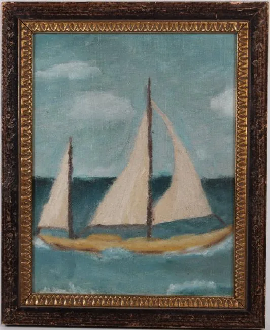 Untitled by Edward Hopper, Oil on board, sold Jul 2018