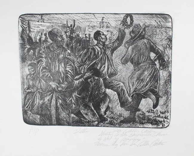 Allen D Carter, Untitled, Lithograph