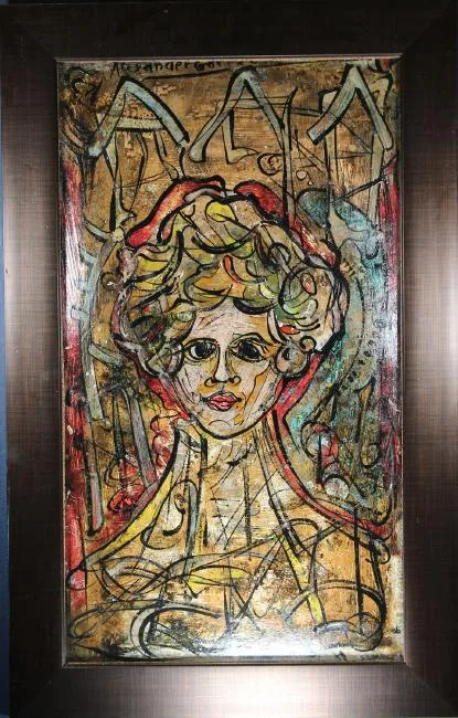 Alexander Gore, Day Tripper, Oil on board