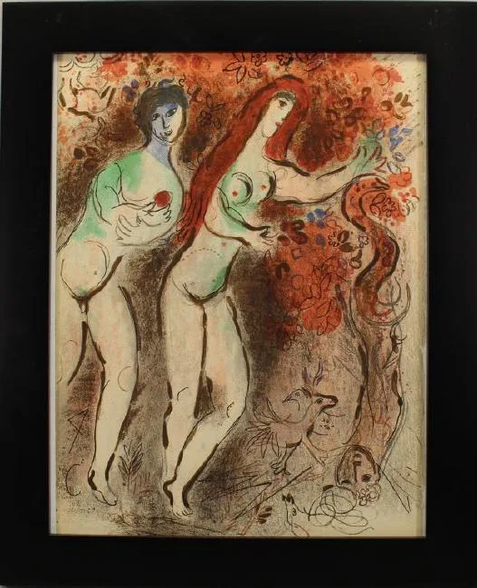 Untitled by Marc Chagall, Lithograph, offered Aug 2018